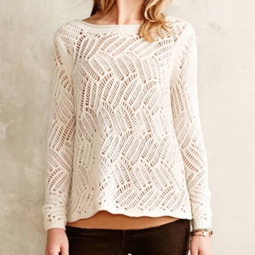 Anthropologie Angel of the North Amanecer Sweater